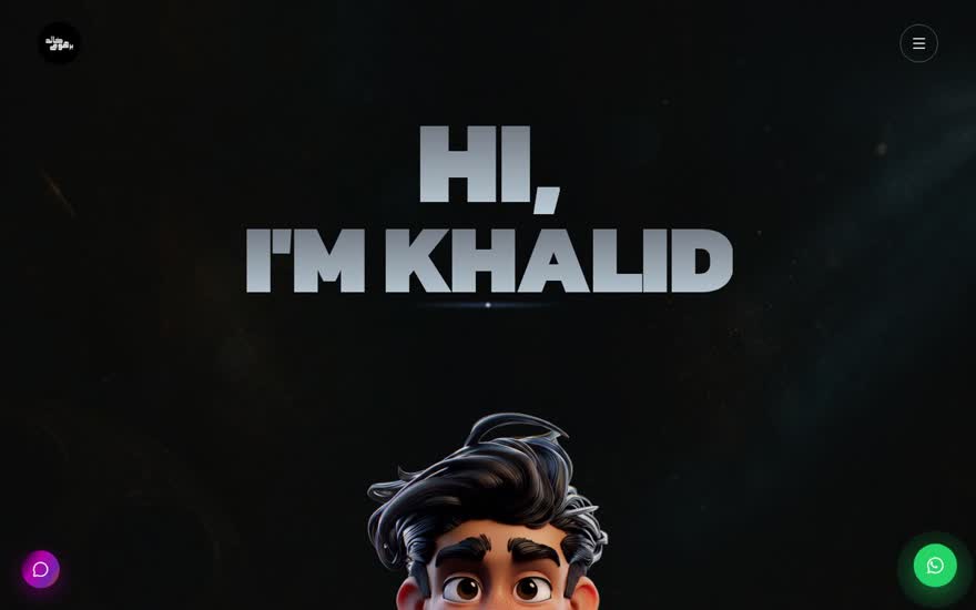 صورة من موقع Khaled Barhoum — Live Site